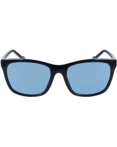 DKNY Dk532s Rectangular Sunglasses - Blue