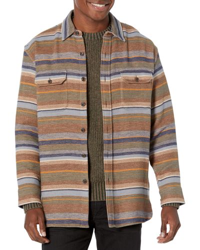 Pendleton Long Sleeve Driftwood Shirt - Brown