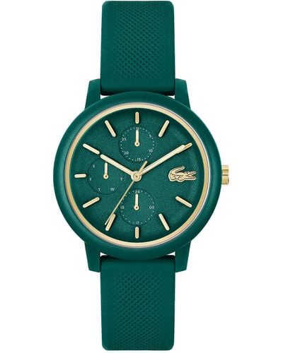 Lacoste .12.12 Multifunction Watch Collection: A Contemporary Elegance In Monochrome - Green