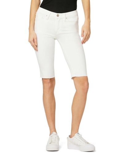 Hudson Jeans Jeans Amelia Mid-rise Knee Short - White
