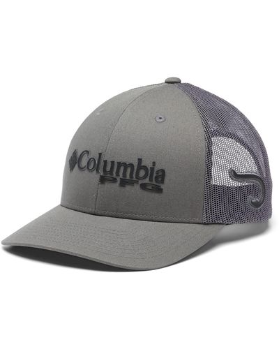 Columbia Pfg Mesh Snap Back Ball Cap - Gray