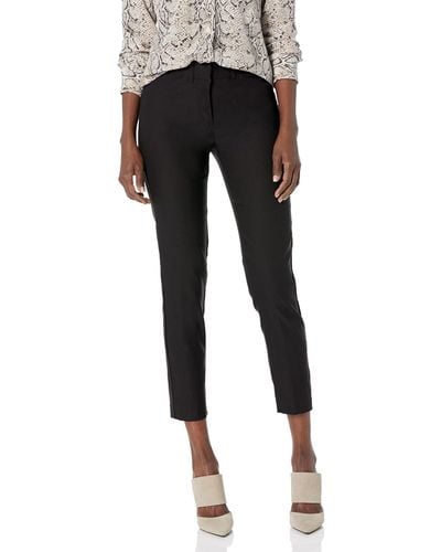 Nanette Lepore Freedom Stretch Solid 4-pocket Pants With Inner Beauty Binding - Black