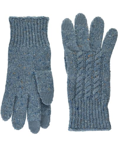 Pendleton Cable Texting Glove - Blue