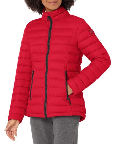 Reebok Lightweight Quilted Glacier Shield Jacket - Red