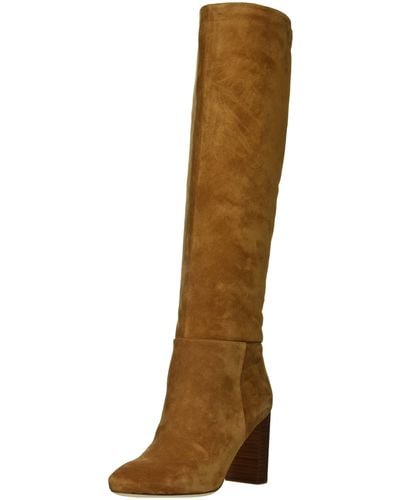 Vince S Bexley Knee High Boots Tan 5 M - Brown