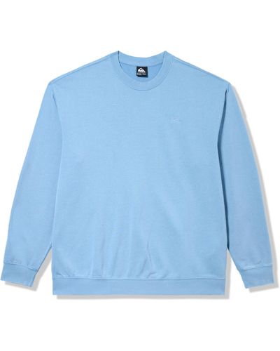 Quiksilver Salt Water Crew Pullover Sweatshirt Sweater - Blue