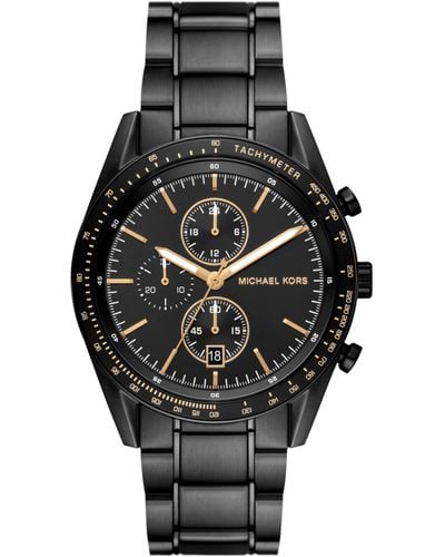 Michael Kors Mk9113 - Accelerator Chronograph Stainless Steel Watch - Black