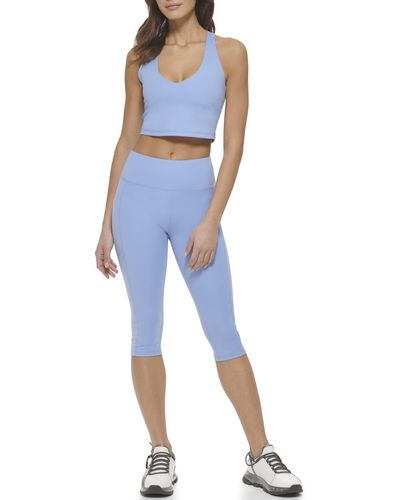 DKNY Women's Tummy Control Workout Yoga Leggings | Zappos.com