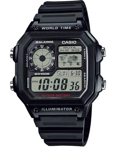 G-Shock Orologio Digitale al Quarzo da Uomo. AE1200WH-1A - Nero