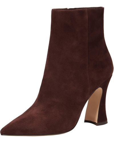 COACH Carter Suede Bootie Ankle Boot - Brown
