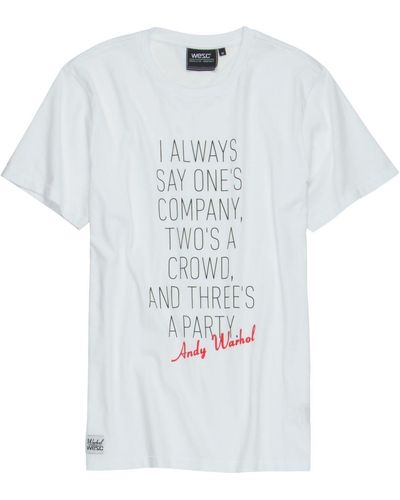 Wesc Warhol Short Sleeve T-shirt - White