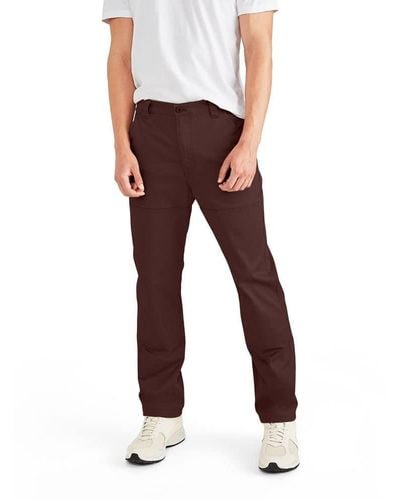 Dockers Straight Fit Utility Pants, - Brown
