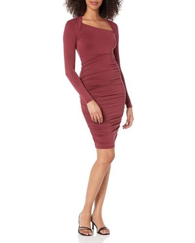 Guess Ls Nicolette Dress - Red