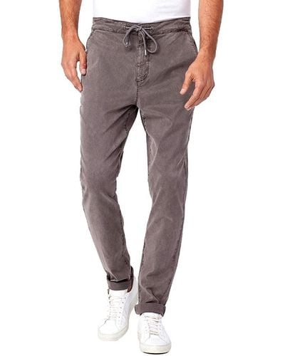 PAIGE Fraser Stretch Twill Trouser Jogger Pant - Gray