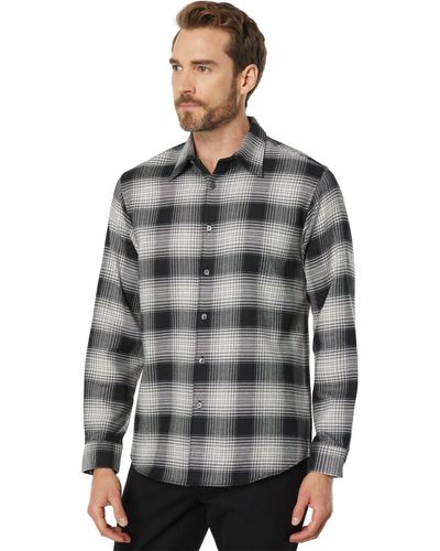 Theory Noll Flannel Shirt - Gray