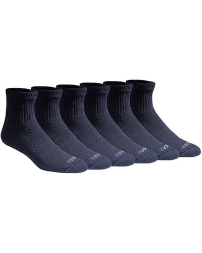 Dickies Dri-tech Moisture Control Quarter Socks Multipack - Black