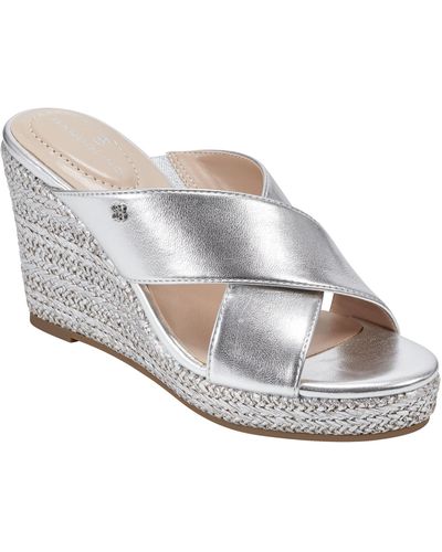 Bandolino Kammie Espadrille Wedge Sandal - Metallic