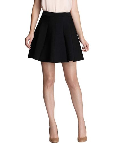 Parker Zoey Knit Flared Skirt - Black
