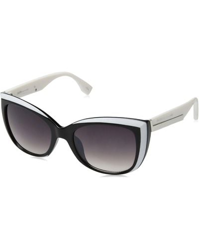 Nanette Lepore Nanette Nantte Lepore Nn106 Stylish Uv Protective Cat Eye Sunglasses. Fashionable Gifts For Her - Black