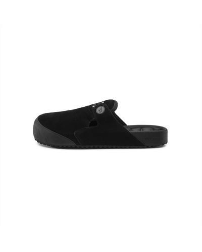 Volcom Stone Clogger Slip On Clog Slide Sandal - Black