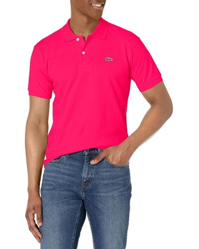Lacoste Classic Short Sleeve Piqué L.12.12 Polo Shirt - Red