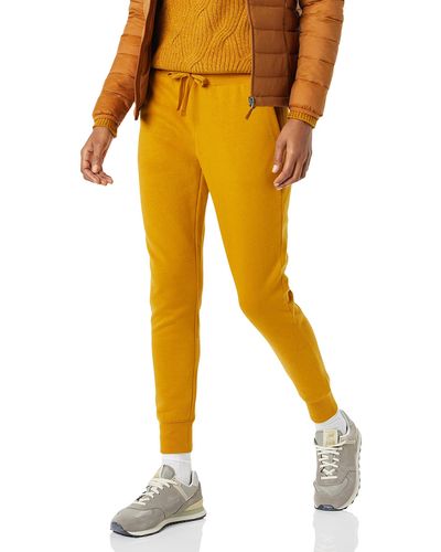 Amazon Essentials French Terry Fleece Jogger Sweatpant - Yellow