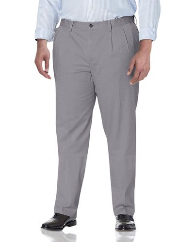 Dockers Men's Classic Fit Easy Khaki Pants - Pleated (standard), Burma Gray, 40wx34l