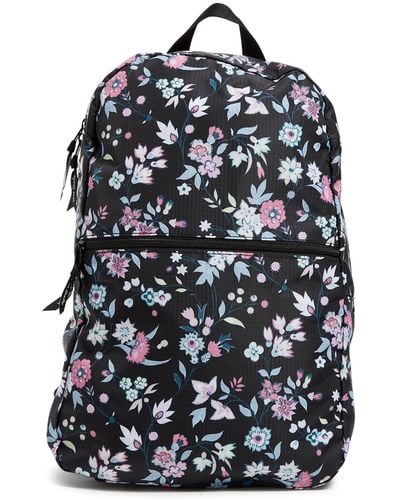 Vera Bradley Ripstop Packable Backpack Travel Accessory - Black