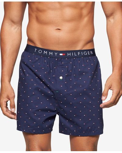 Tommy Hilfiger Underwear Woven Boxers - Blue