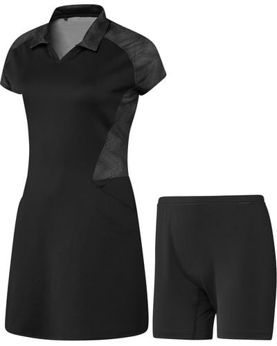 adidas Ultimate365 Short Sleeve Dress - Black