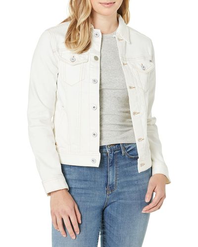 AG Jeans Womens Mya Denim Jacket - White