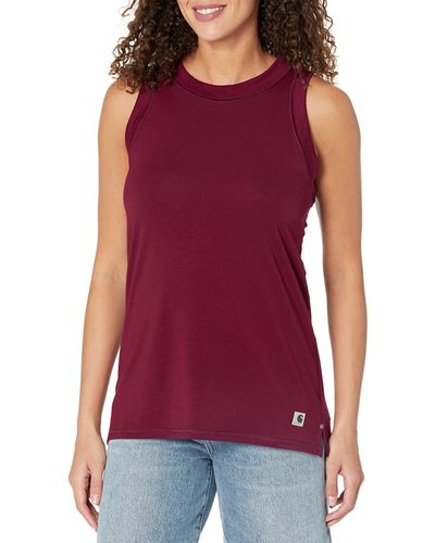 Carhartt Lwd Relaxed Fit Tank Top - Red