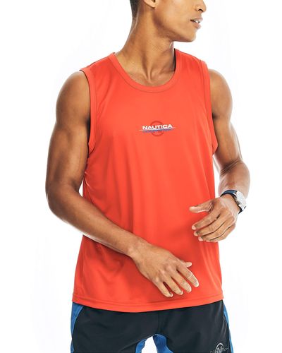 Nautica Competition Sustainably Crafted Tank - Red