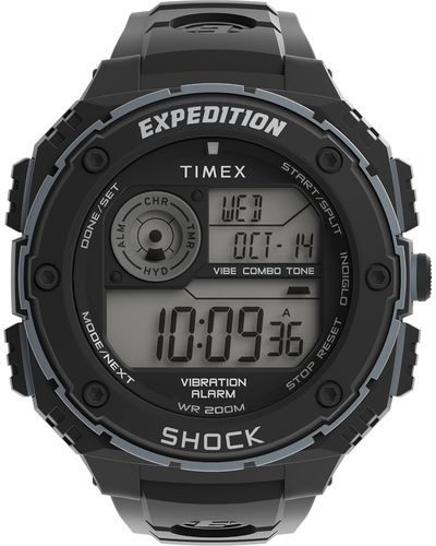 Timex Expedition Vibe Shock 50mm Watch - Black
