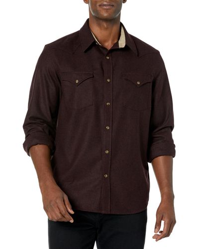 Pendleton Long Sleeve Classic-fit Canyon Shirt - Brown