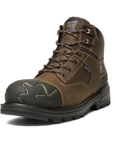 Timberland Magnitude 6 Inch Composite Safety Toe Waterproof - Brown