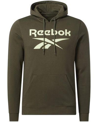 Reebok Identity Big Logo Fleece Hoodie Black – Reebok Australia