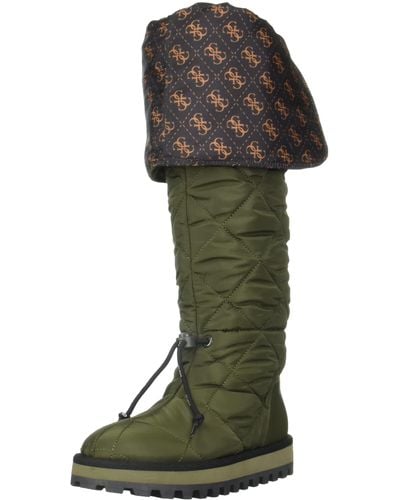 Guess Ladiva Over-the-knee Boot - Green