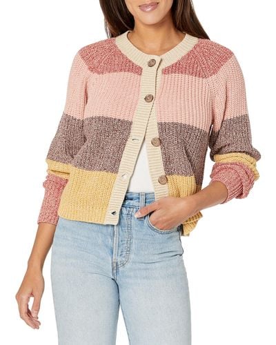 Pendleton Mae Cotton Cardigan Sweater - Multicolor
