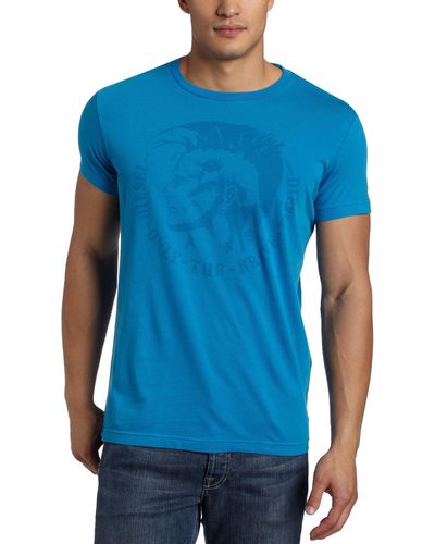 DIESEL Crew Neck T-shirt - Blue