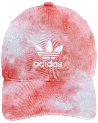 adidas Originals Relaxed Fit Strapback Hat - Pink