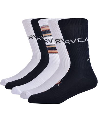 RVCA S Half Cushion Crew Socks - Blue