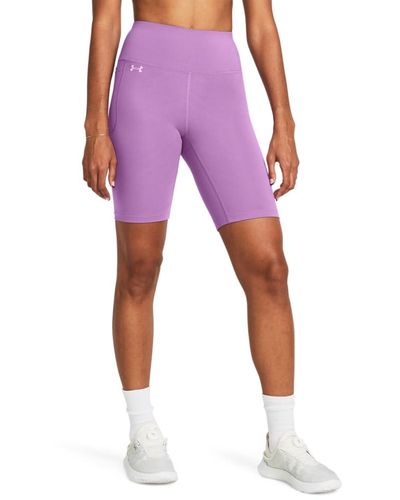 Under Armour S Motion Bike Shorts, - Purple