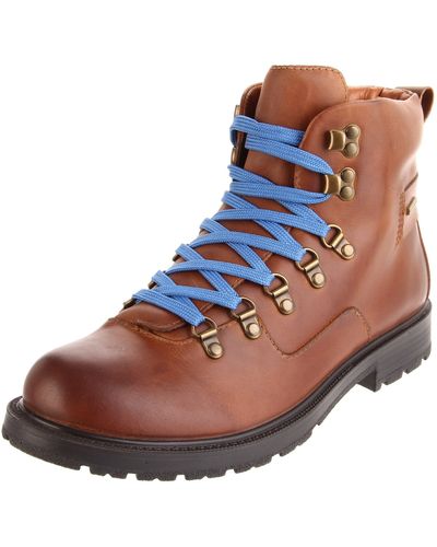Geox Fiesole Waterproof Boot,light Brown,40 Eu/7.5 M Us - Blue