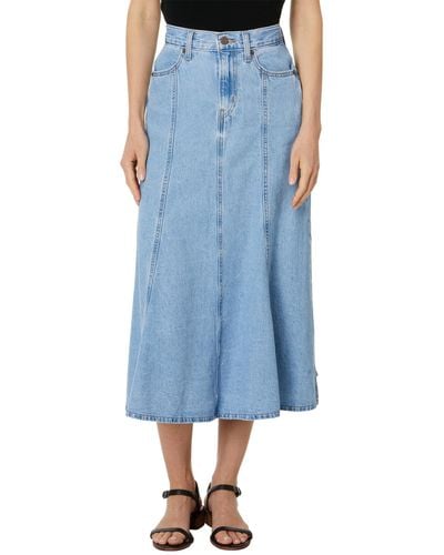 Levi's Fit And Flare Skirt, - Blue