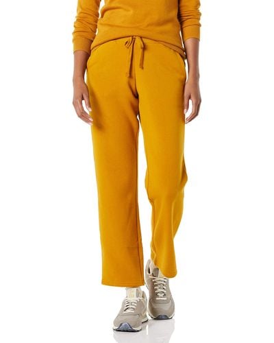 Amazon Essentials Relaxed-fit French Terry Fleece Sweatpant - Yellow