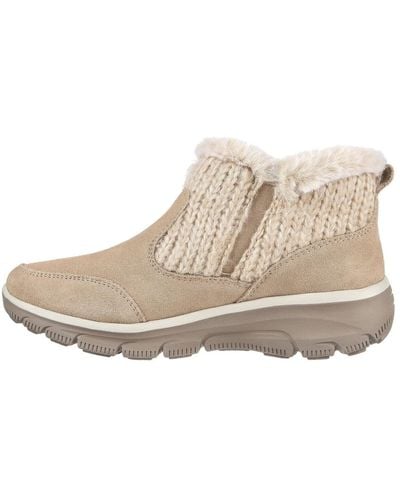 Skechers Easy Going-warmhearted Ankle Boot - Natural