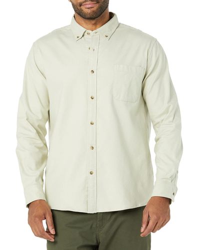 Goodthreads Slim-fit Long-sleeve Stretch Oxford Shirt With Pocket - Natural
