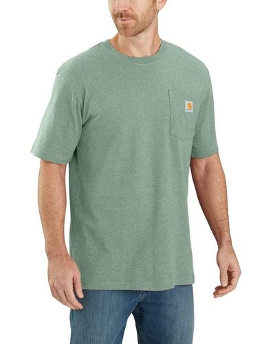 Carhartt Loose Fit Heavyweight Short-sleeve Pocket T-shirt Closeout - Green