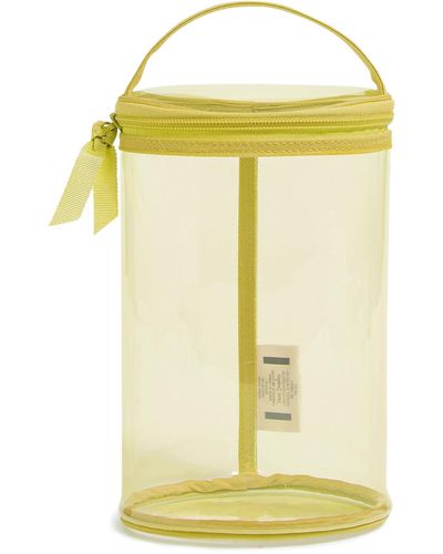 Vera Bradley Clear Toiletry & Accessories Organizer Bag - Yellow